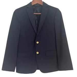 Lauren Ralph Lauren Sport Coat Boys Navy Blue Size 14R